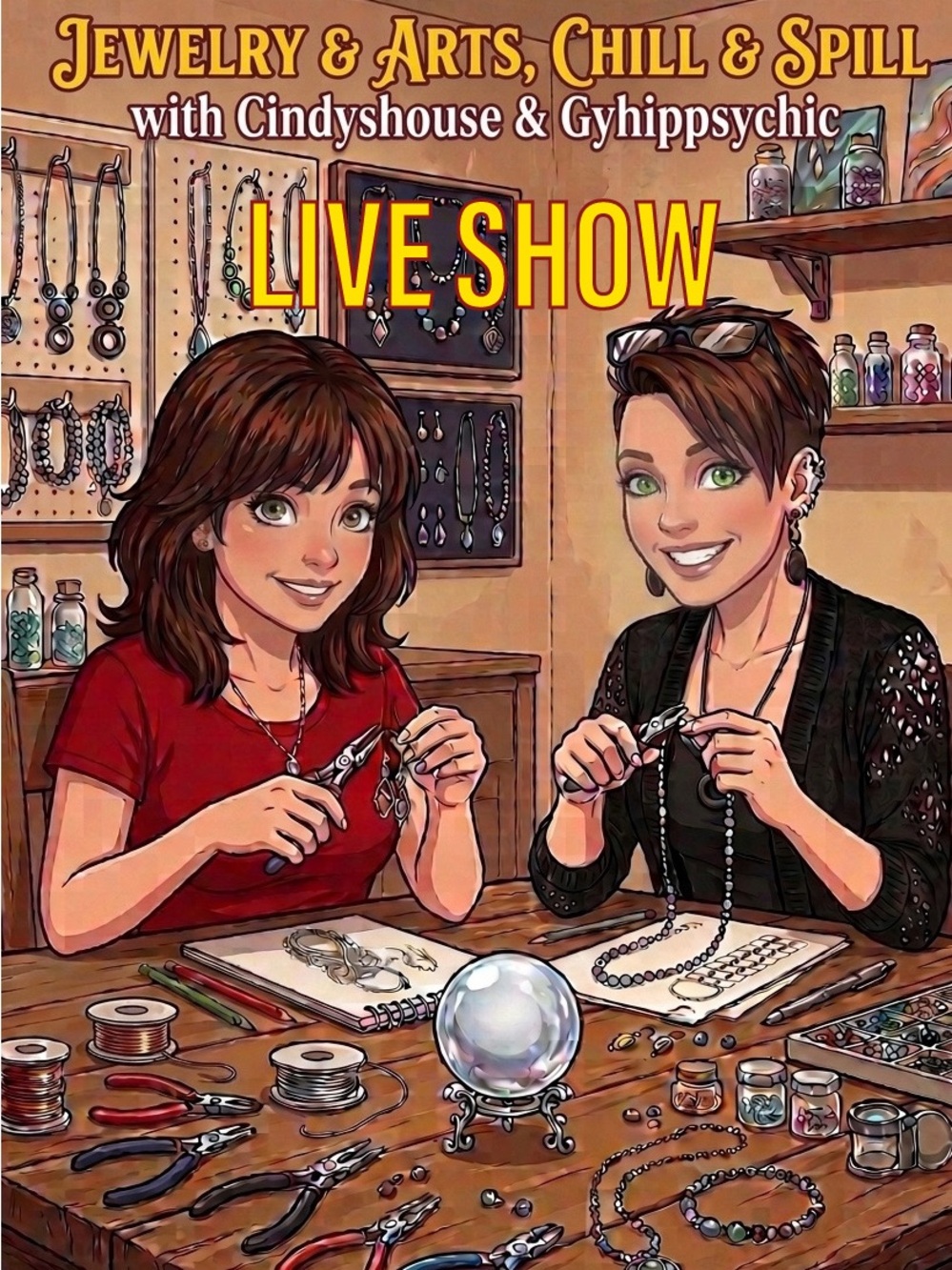 LIVE SHOW Flyer with @cindyshouse